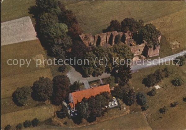 Bad Kissingen Terrassencafe Ruine Aura Fliegeraufnahm