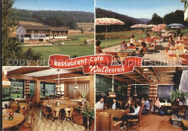 Burgwallbach Restaurant Cafe Waldesruhe Terrasse Gas