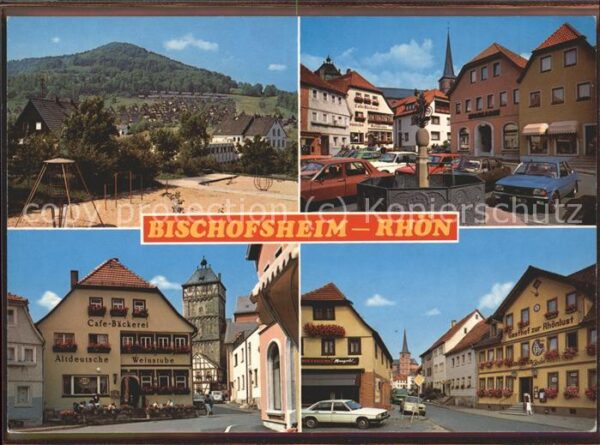 Bischofsheim Rhoen Gästehaus Ferienhäuser Marktplatz Schwe