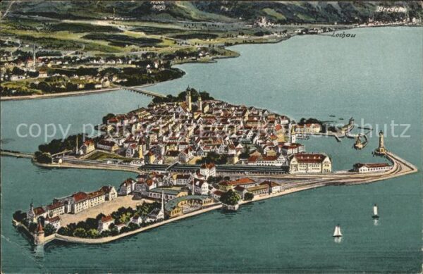 Lindau Bodensee Fliegeraufnahme
