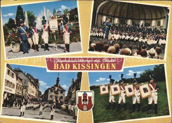 Bad Kissingen Jugendmusikkorps in Uniformen Fränkisch