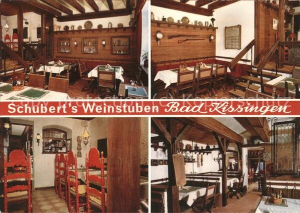 Bad Kissingen Schuberts Weinstuben Gasträume