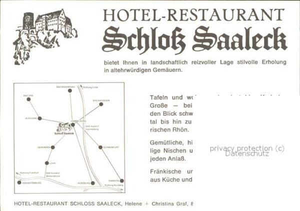Hammelburg Hotel Restaurant Schloss Saaleck – Bild 2