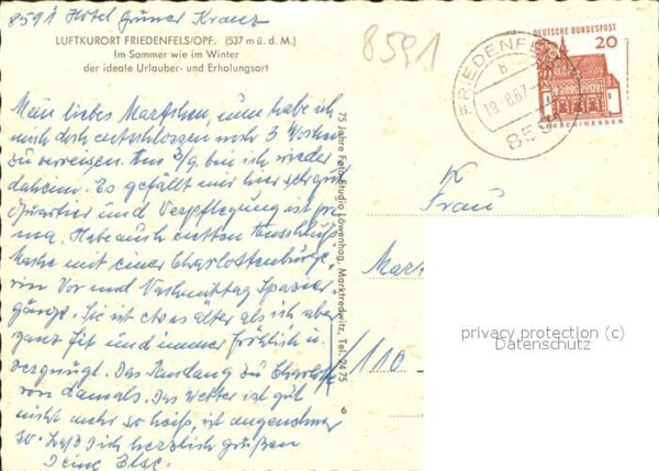 Friedenfels Ortsansicht – Bild 2