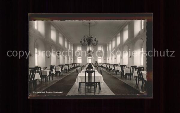 Bad Bocklet Kurhaus Speisesaal