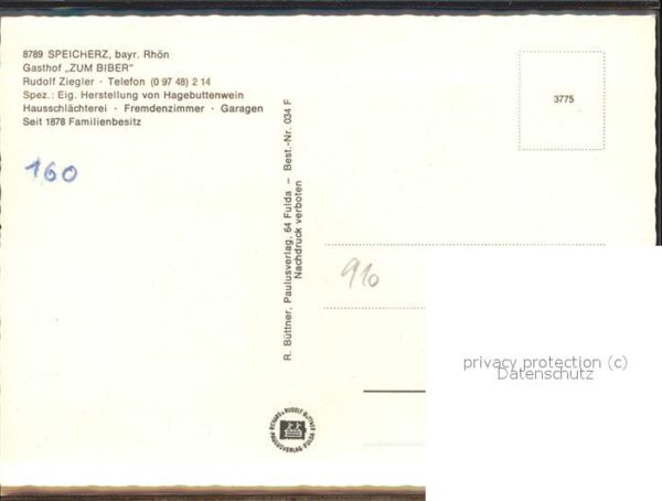 Speicherz Gasthof zum Biber Teilansichten – Bild 2