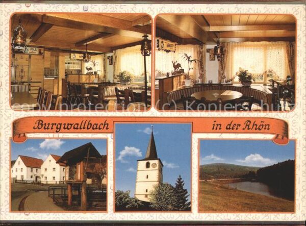 Burgwallbach Gasthaus zum Hirschen Gasträume Kirchtu