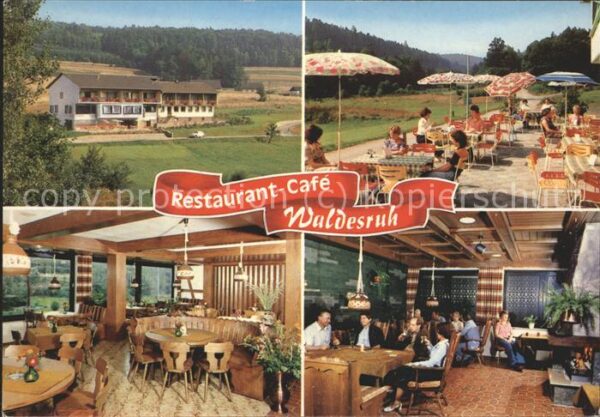 Burgwallbach Restaurant Cafe Waldesruh Gasträume Ter