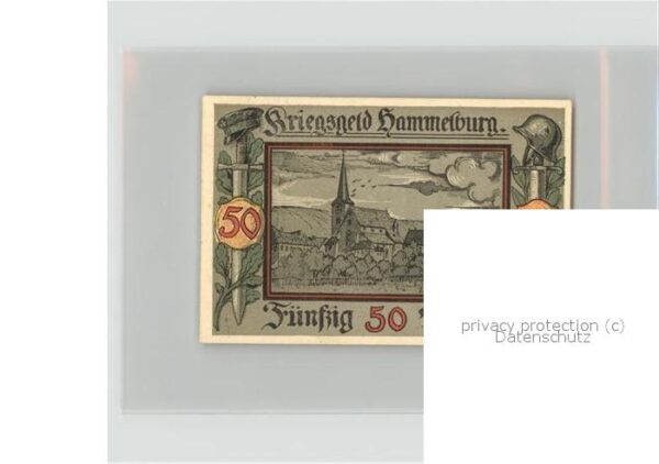 Hammelburg 50 Pfennig Schein – Bild 2