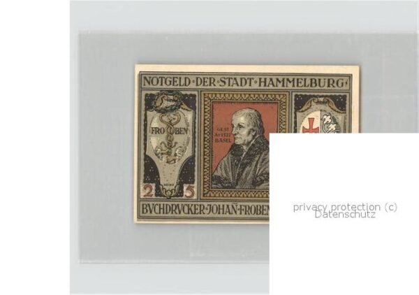 Hammelburg 25 Pfennig Schein – Bild 2