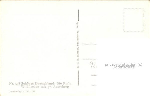 Wildflecken mit gr Auersberg – Bild 2