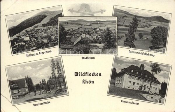 Wildflecken mit Ressberg und Kippelbach Dammersfeld