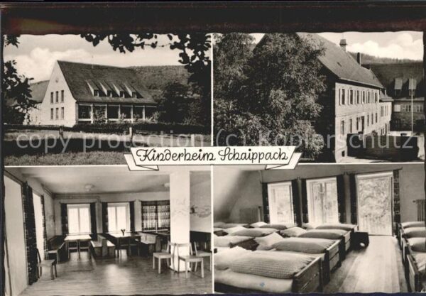 Schaippach Kinderheim Teilansichten