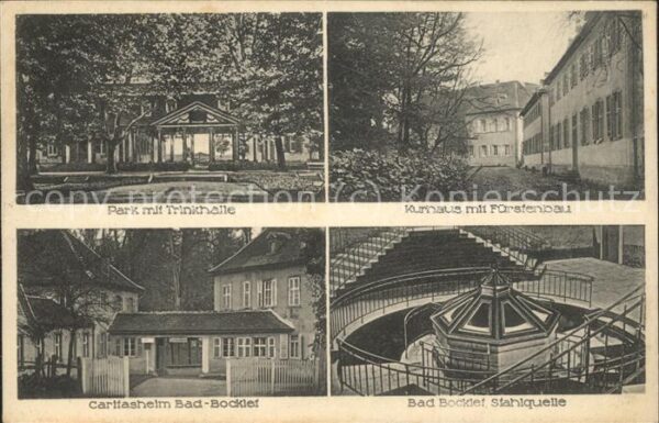 Bad Bocklet Park Trinkhalle Kurhaus Fürstenbau Cari