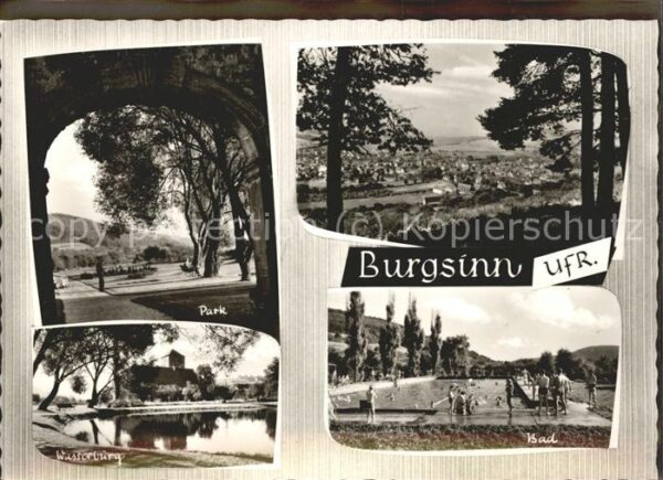 Burgsinn Park Wasserburg Bad Totalansicht