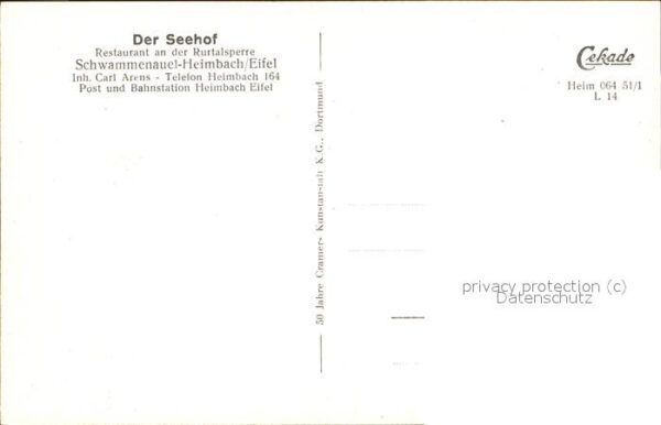 Heimbach Eifel Rürtalsperre – Bild 2