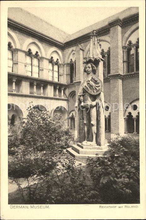 German Museum Pohlgoens Hessen Reichshof mit Roland Denkmal