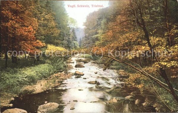 Poehl Vogtland Vogtl. Schweiz Triebtal Bahnpost