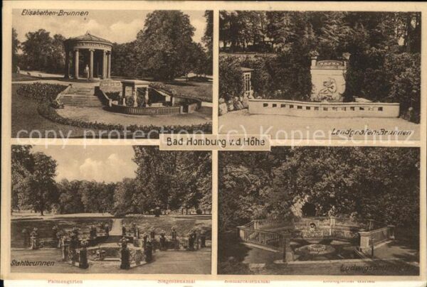 Bad Homburg Landgrafen-Brunnen  Stahlbrunnen Ludwig