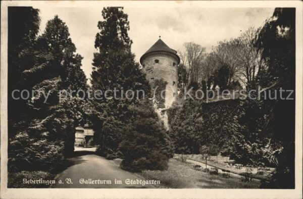 Ueberlingen Bodensee Gallerturm Stadtgarten