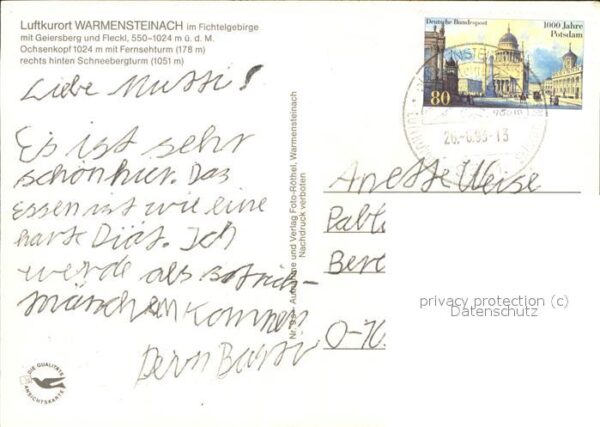 Warmensteinach Luftkurort im Fichtengebierge Fernsehtu – Bild 2