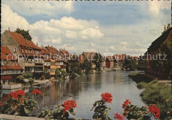 Bamberg fluss Blumen Wohnladschaft
