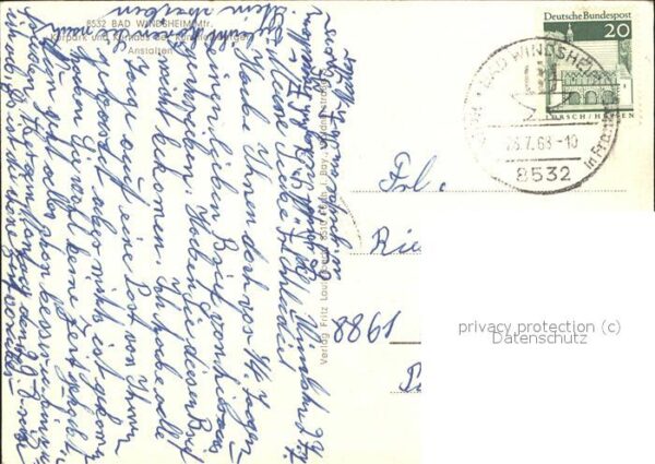 Bad Windsheim Kurpark Kurhaus Rummelsberger Anstalten – Bild 2