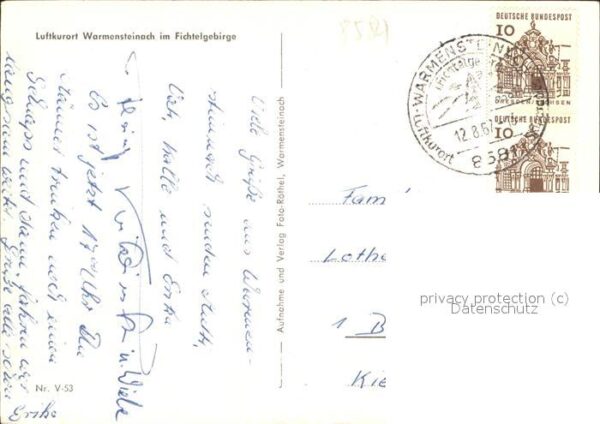 Warmensteinach Fichtelgebierge Luftkurort Hirsch – Bild 2