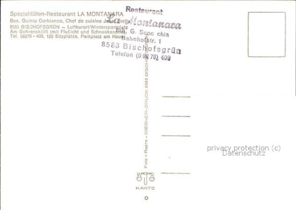 Fichtelgebirge La Montanara Restaurant Pizzeria – Bild 2