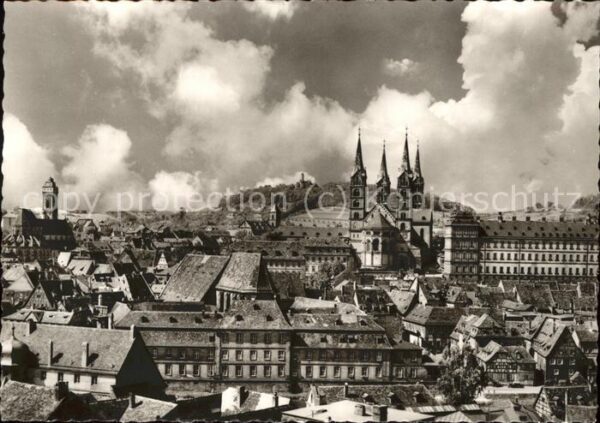 Bamberg Blick auf die Altstadt und Dom