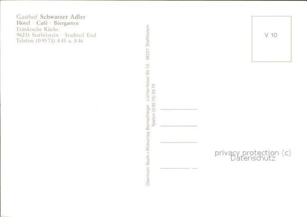 Staffelstein Gasthof Schwarzer Adler – Bild 2