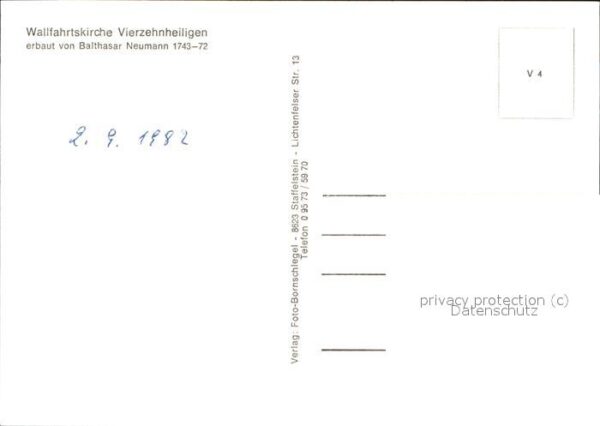 Staffelstein Wallfahrtskirche Vierzehnheiligen – Bild 2