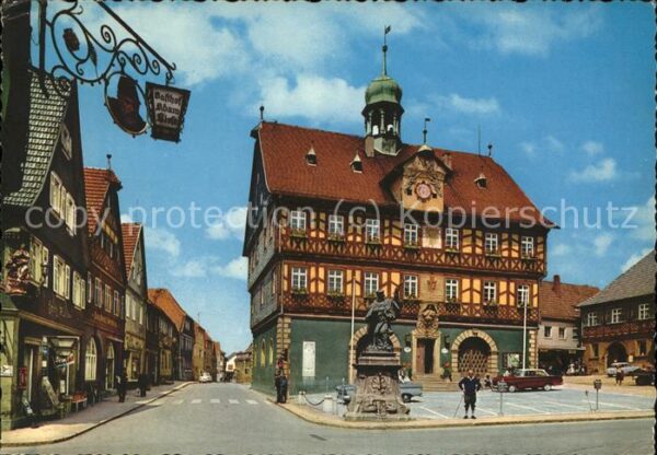 Staffelstein Gasthof mit Denkmal