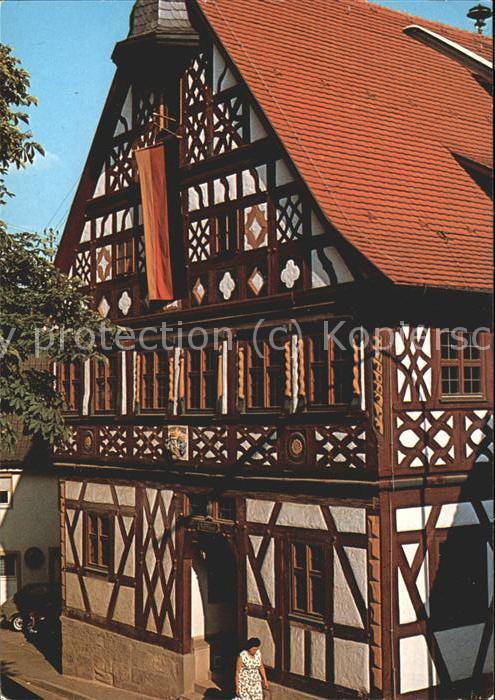 Rodach Coburg Fachwerk-Rathaus