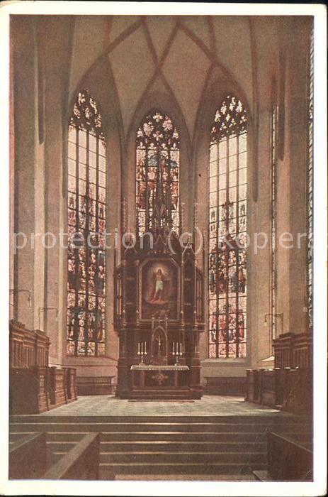 Ansbach Mittelfranken Altar der St. Johanniskirche