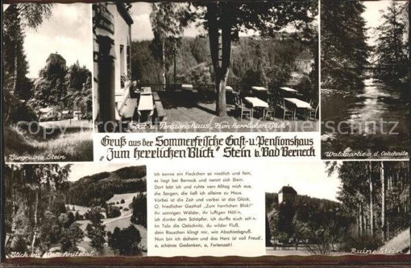 Bad Berneck Ruine Stein Oelschnitztal Burgruine Ste