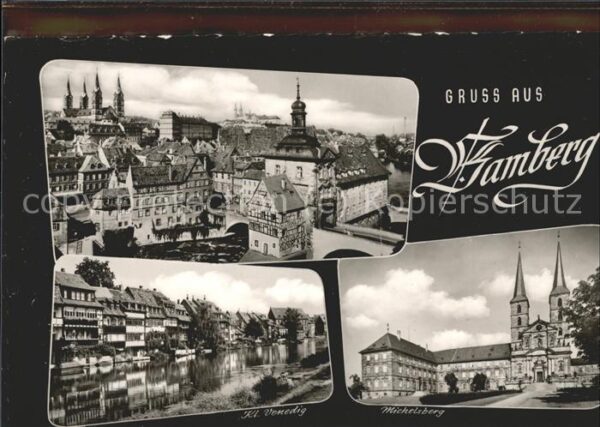 Bamberg Michelsberg Ausblick auf Bamberg