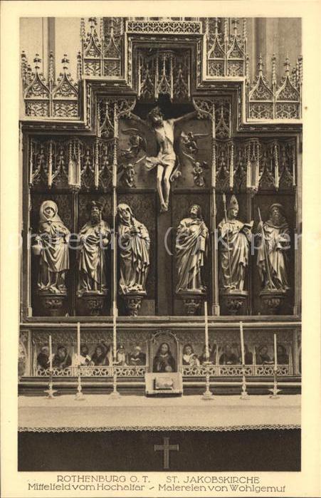 Rothenburg Tauber St. Jakobskirche Hochaltar