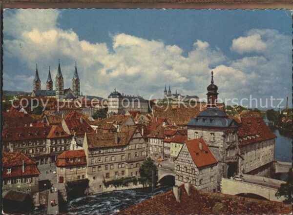 Bamberg Altstadt Dom Rathaus Michelsberg
