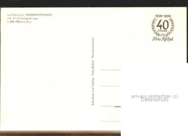 Warmensteinach Luftkurort im Fichtelgebirge – Bild 2