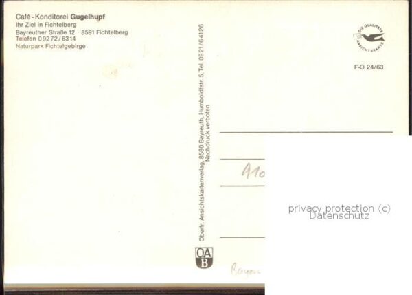 Fichtelgebirge Cafe Gugelhupf Konditorei – Bild 2