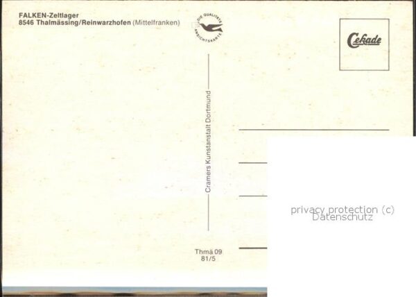 Reinwarzhofen Mittelfranken Falkenzeltplatz Zeltlager – Bild 2
