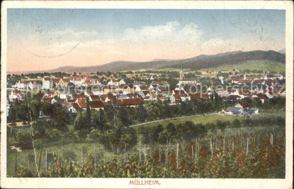 Muellheim Baden Bahnpost