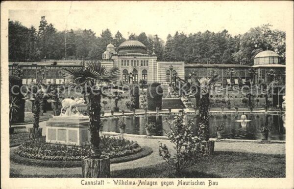 Cannstatt Wilhelma Anlagen Brunnen Denkmal Park