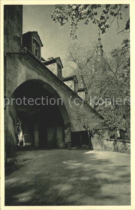 Dresden Auffahrt zum Schloss Meesenstein