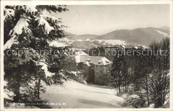 Friedrichsheim Rehaklinik Malsburg-Marze Kandern Schnee