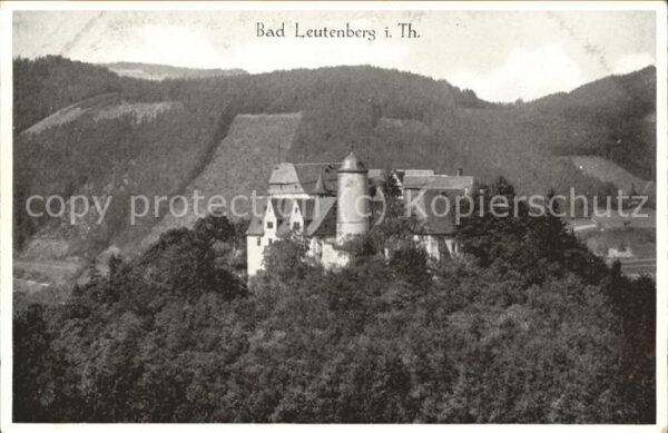 Thueringen Region Bad Leutenberg Schloss