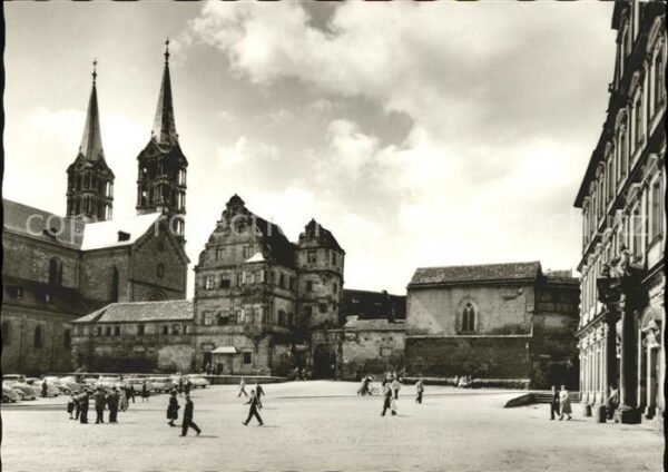 Bamberg Domplatz mit Hofhaltung