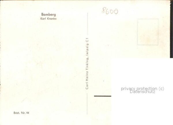 Bamberg Karl Kranke Litho – Bild 2