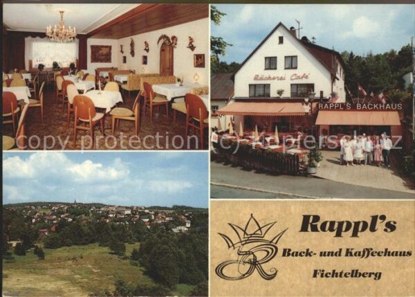 Fichtelgebirge Fichtelberg Back-Kaffeehaus  Rappls